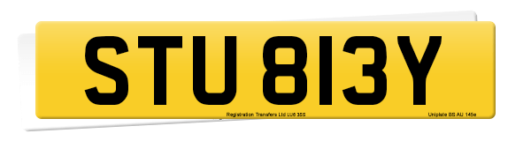 Registration number STU 813Y
